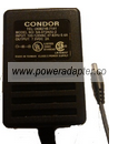 CONDOR SA-072A0U-2 USED 7.5VDC 2A ADAPTER 2.5 x 5.5 x 11.2mm